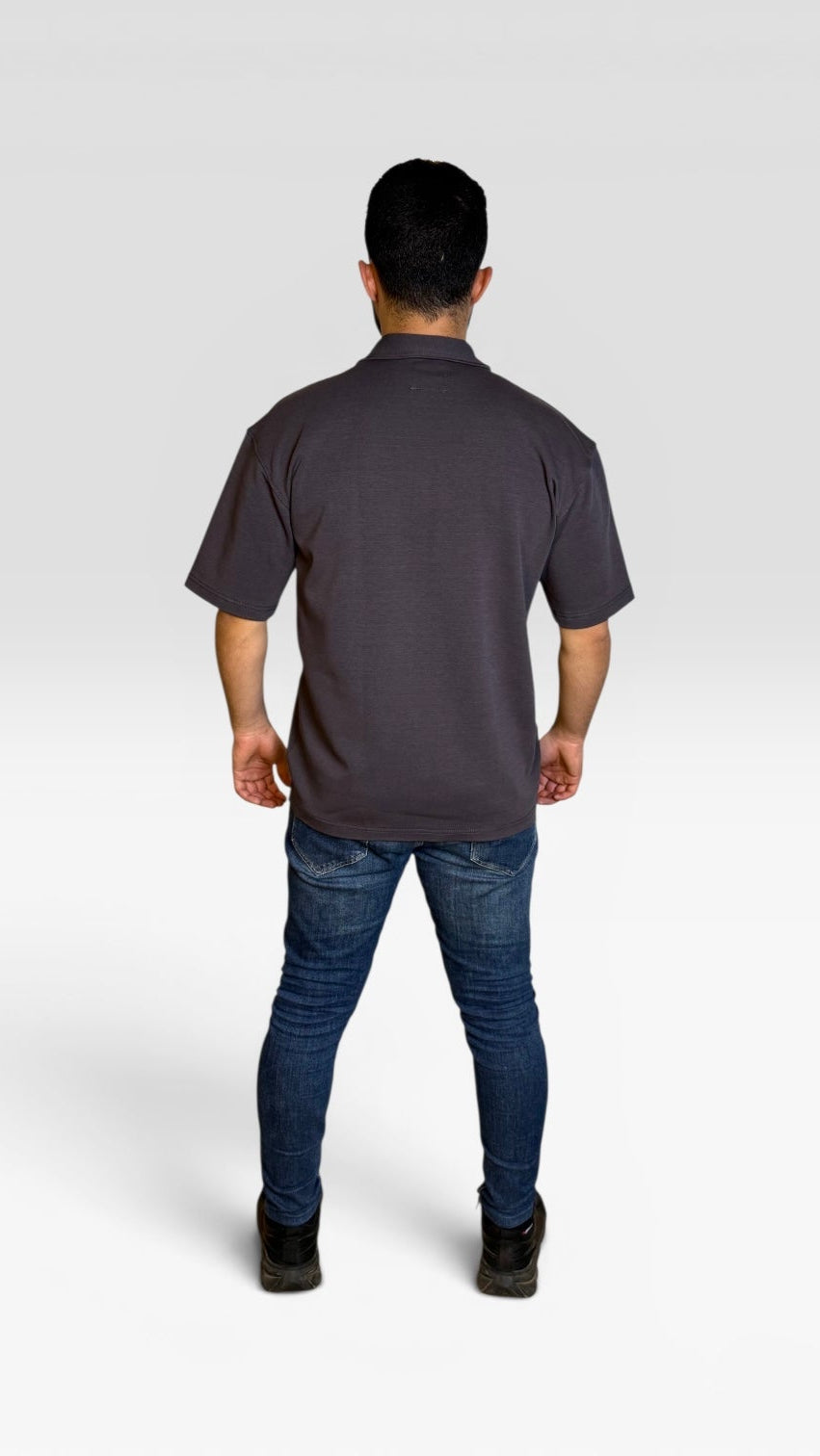 gray polo