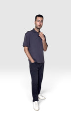 gray polo