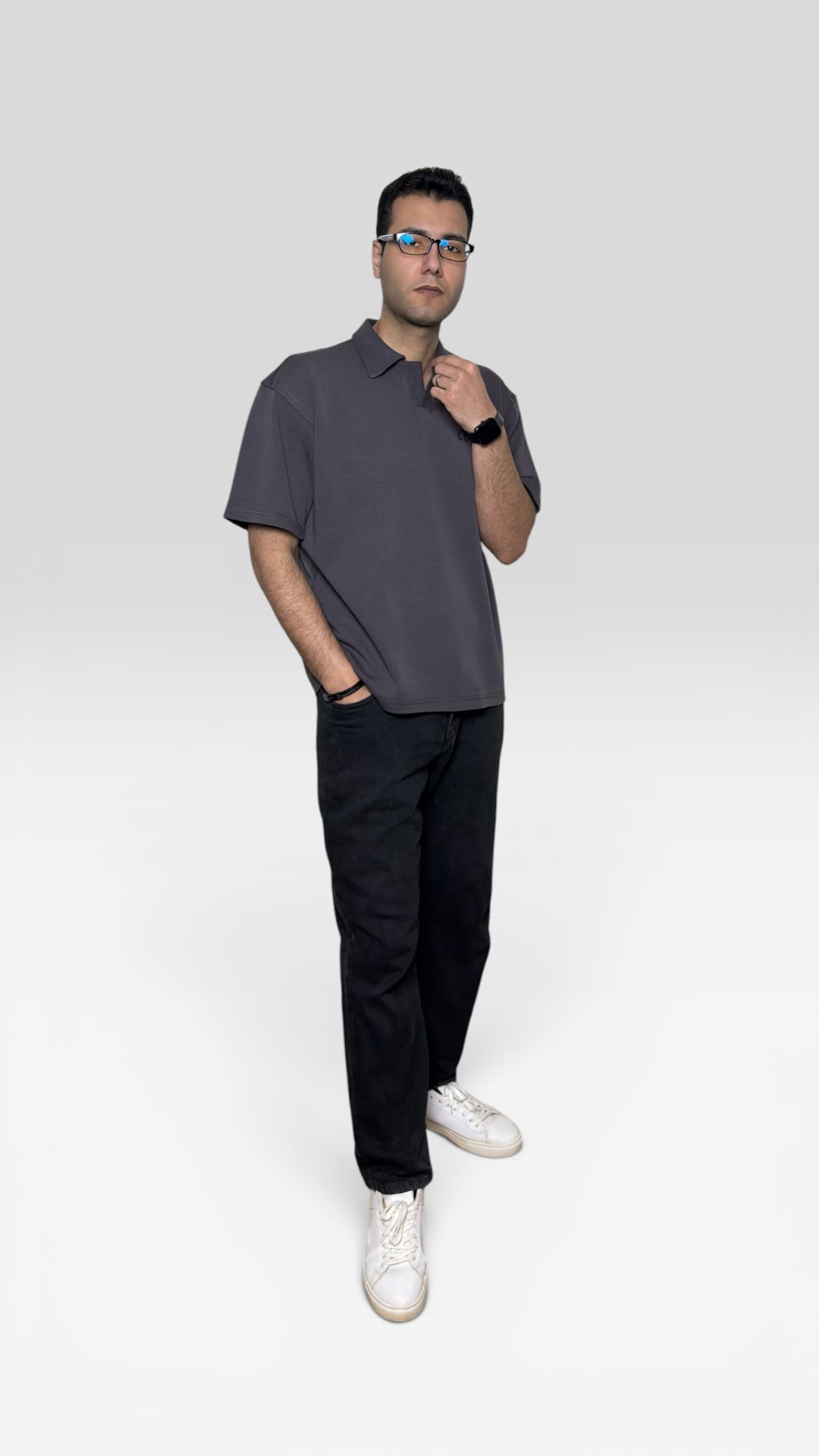 Gray Polo