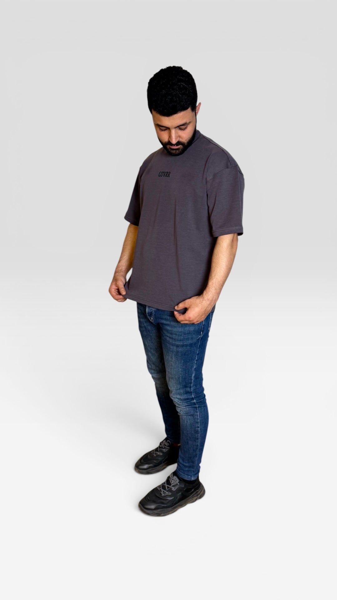 Gray Crew Neck