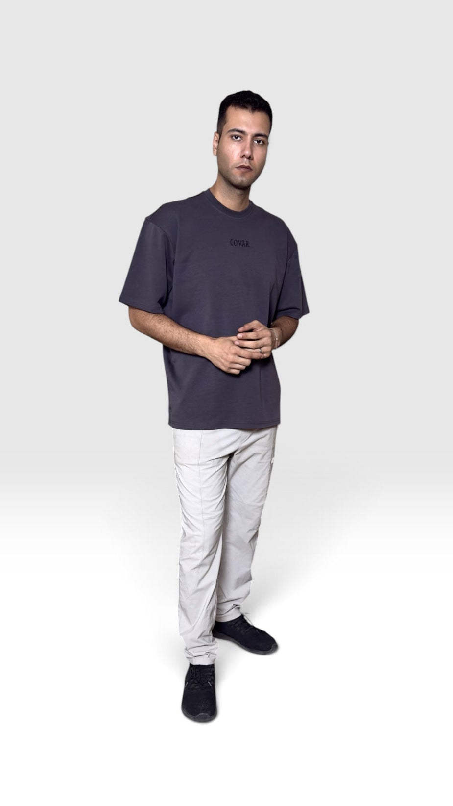 Gray Crew Neck